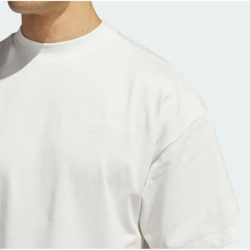 adidas Originals Men's Select T-Shirt, Off White/Off White, Medium